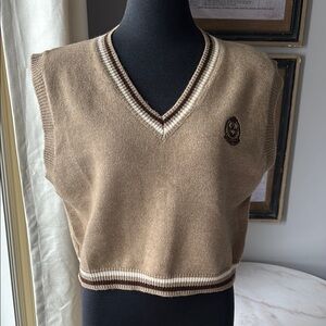 JUNE SOUTH KOREA V NECK SWEATER VEST